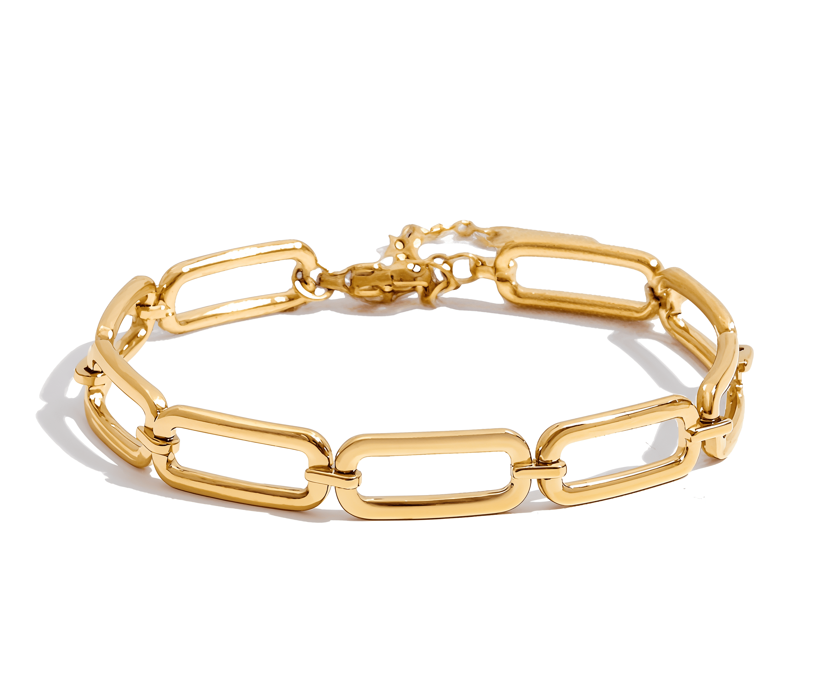 ELENYS Verona Link – pozlacený náramek 18K žluté zlato Délka náramku: 16+5 cm / max. 21 cm