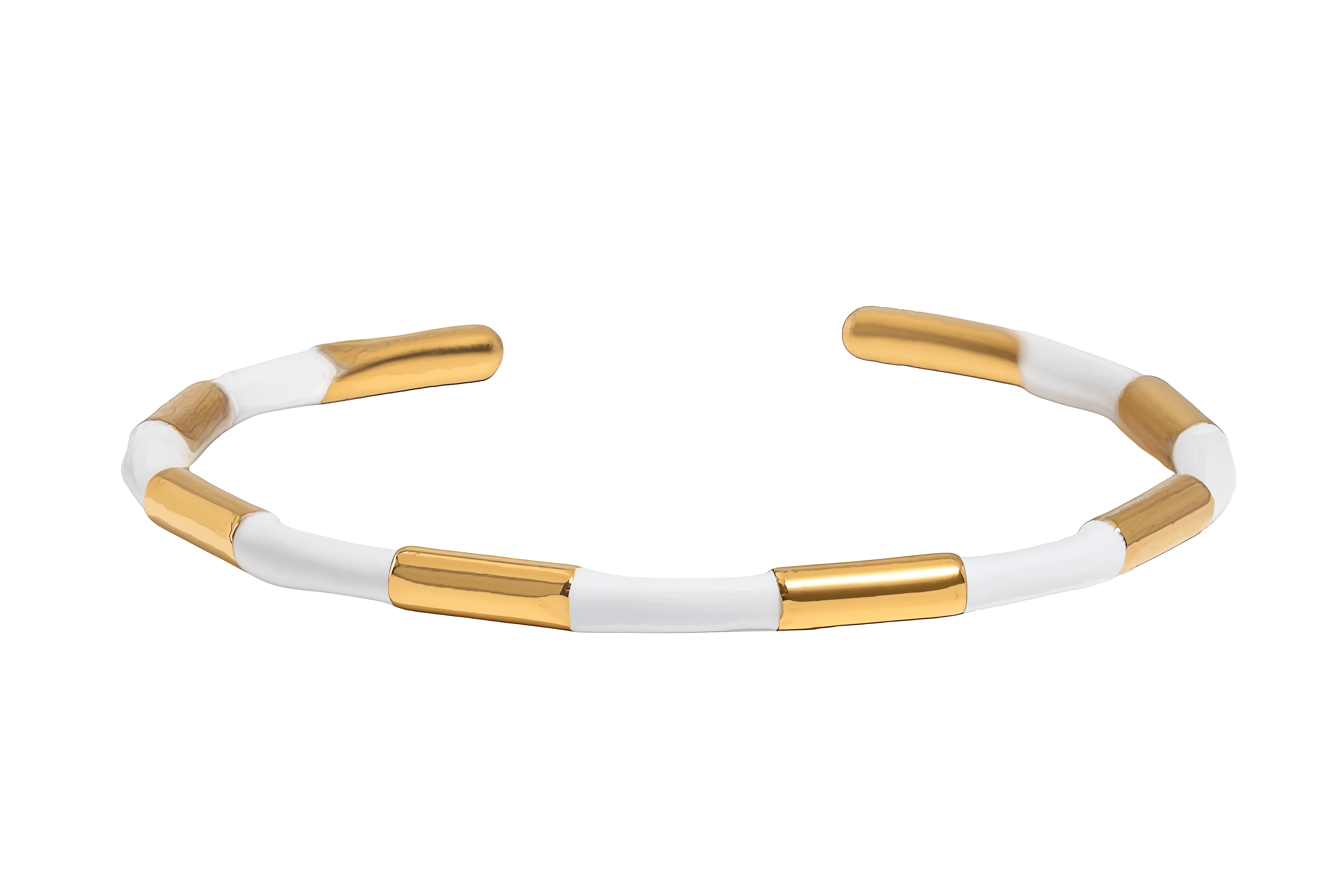 ELENYS Pure Line – pozlacený náramek 18K žluté zlato Délka náramku: 16-17,5 cm / vnitřní průměr 5,51 cm