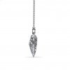 Swarovski Crystals Pendant Cheery Heart Side