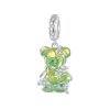 stříbrný přívěsek medvídek se zirkony SCC2754 GN