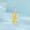 stříbrný visací přívěsek medvídek charms SCC2754 YE(1)