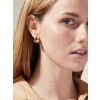 ELENYS Bold –  pozlacené náušnice 18K žluté zlato
