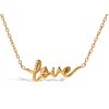 ELENYS Love  pozlacený náhrdelník 18K žluté zlato