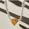 ELENYS Heart  pozlacený náhrdelník 18K žluté zlato