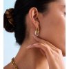 ELENYS Orbit Drop – pozlacené náušnice 18K žluté zlato
