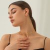 ELENYS Wawe  pozlacený choker 18K žluté zlato