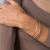 ELENYS Bangle Gold set  pozlacené náramky 18K žluté zlato