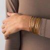 ELENYS Bangle Gold set  pozlacené náramky 18K žluté zlato