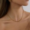 ELENYS Bold Chain – pozlacený náhrdelník 18K žluté zlato