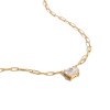 ELENYS Duo Stone  pozlacený náhrdelník 18K žluté zlato