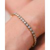 ELENYS Tennis 3 mm  pozlacený náramek 18K žluté zlato