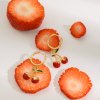 ELENYS Sweet Cherry  pozlacené náušnice 18K žluté zlato
