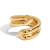 ELENYS Aurea  pozlacený prsten 18K žluté zlato