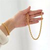 ELENYS Milano Chain  pozlacený náramek 18K žluté zlato