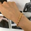 ELENYS Milano Chain  pozlacený náramek 18K žluté zlato