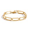 ELENYS Verona Link  pozlacený náramek 18K žluté zlato