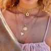 ELENYS Aurelia Loop  pozlacený choker 18K žluté zlato