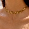 ELENYS Aurelia Loop  pozlacený choker 18K žluté zlato