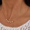 ELENYS Heartline Chain – pozlacený náhrdelník 18K žluté zlato