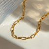 ELENYS Classic Chain 4 mm  pozlacený náramek 18K žluté zlato