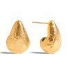 ELENYS Golden Drop  pozlacené náušnice 18K žluté zlato