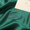 ELENYS Aqualis Azurea  pozlacený náramek 18K žluté zlato