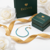 ELENYS Aqualis Azurea  pozlacený náramek 18K žluté zlato
