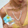 ELENYS Coral Bay  pozlacený náhrdelník 18K žluté zlato