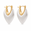 ELENYS Glossy Curve  pozlacené náušnice 18K žluté zlato