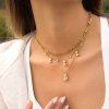 ELENYS Kitty Charm  pozlacený náhrdelník 18K žluté zlato