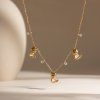 ELENYS Kitty Charm  pozlacený náhrdelník 18K žluté zlato