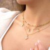 ELENYS Kitty Charm  pozlacený náhrdelník 18K žluté zlato