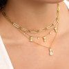 ELENYS Kitty Charm  pozlacený náhrdelník 18K žluté zlato