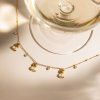 ELENYS Kitty Charm  pozlacený náhrdelník 18K žluté zlato
