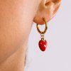 ELENYS Pearl Crush  pozlacené náušnice 18K žluté zlato