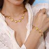 ELENYS Coastelle set  pozlacený set 18K žluté zlato