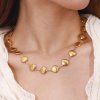 ELENYS Coastelle set  pozlacený set 18K žluté zlato