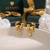 ELENYS Felina  pozlacené náušnice 18K žluté zlato