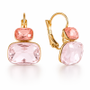 ELENYS Prism Blush  pozlacené náušnice 18K žluté zlato