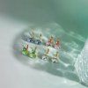 ELENYS Prism Crystal  pozlacené náušnice 18K žluté zlato