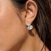 ELENYS Prism Crystal  pozlacené náušnice 18K žluté zlato