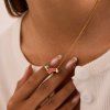 ELENYS Sweetheart Sausage  pozlacený náramek 18K žluté zlato