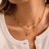 ELENYS Sweetheart Sausage set  pozlacený set 18K žluté zlato