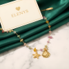 ELENYS Candy Glow Coast  pozlacený náhrdelník 18K žluté zlato