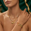 ELENYS Candy Glow Coast set  pozlacený set 18K žluté zlato