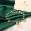 ELENYS Candy Glow Coast set  pozlacený set 18K žluté zlato