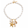 ELENYS Coastelle Charm  pozlacený set 18K žluté zlato