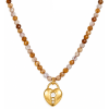 ELENYS Agate  pozlacený náhrdelník 18K žluté zlato