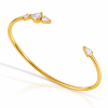 ELENYS Crystal Muse  pozlacený náramek 18K žluté zlato