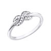Elenys stříbrný prsten Nekonečná láska